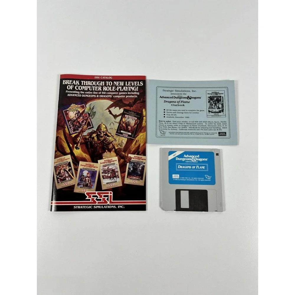 Advanced Dungeons & Dragons Unlimited Adventures BIG BOX & Dragons Of Flame 3.5